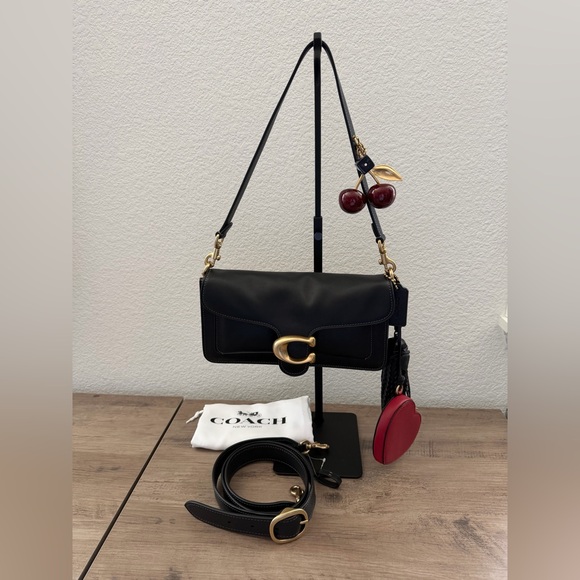 Coach Handbags - SOLD 🛍️ Coach Soft Tabby Shoulder Bag 26 - with Charms